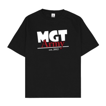 MaxGamingTV MaxGamingTV - MGT Army T-Shirt Oversize T-Shirt - Black
