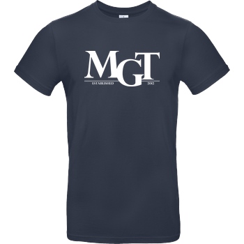 MaxGamingTV MaxGamingTV - MGT Casual T-Shirt B&C EXACT 190 - Navy