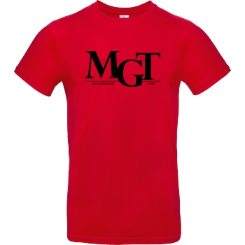 MaxGamingTV MaxGamingTV - MGT Casual T-Shirt B&C EXACT 190 - Red