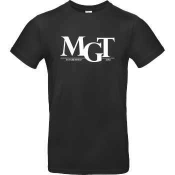 MaxGamingTV MaxGamingTV - MGT Casual T-Shirt B&C EXACT 190 - Black