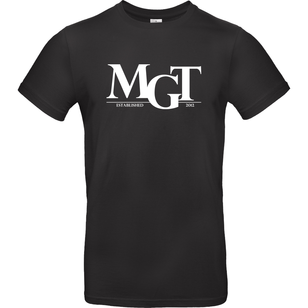 MaxGamingTV MaxGamingTV - MGT Casual T-Shirt B&C EXACT 190 - Black