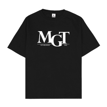 MaxGamingTV MaxGamingTV - MGT Casual T-Shirt Oversize T-Shirt - Black