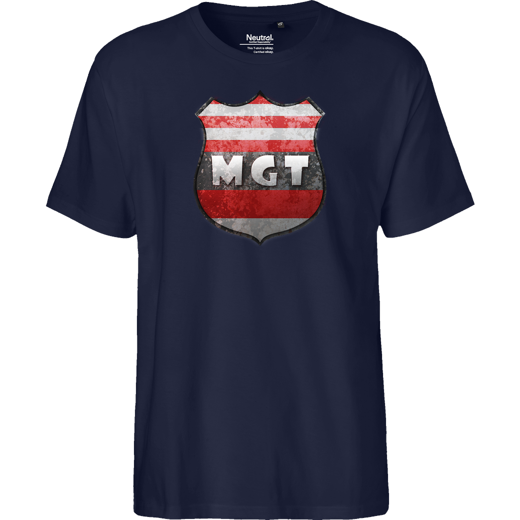 MaxGamingTV MaxGamingTV - MGT Wappen T-Shirt Fairtrade T-Shirt - navy