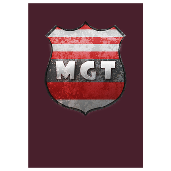MaxGamingTV - MGT Wappen Art Print burgundy