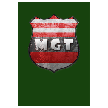 MaxGamingTV - MGT Wappen Art Print green