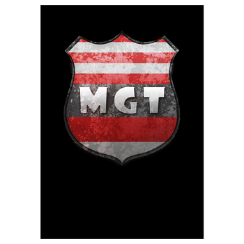 MaxGamingTV - MGT Wappen Art Print black