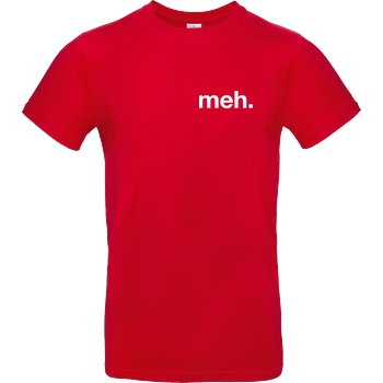 None meh. T-Shirt B&C EXACT 190 - Red