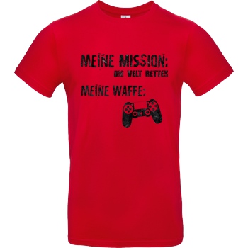 bjin94 Meine Mission v1 T-Shirt B&C EXACT 190 - Red