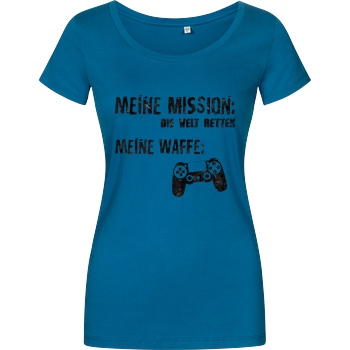 bjin94 Meine Mission v1 T-Shirt Girlshirt petrol