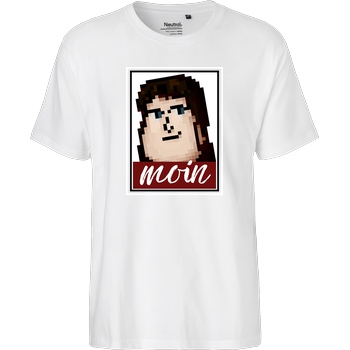 Miamouz Mia - Lenny Moin T-Shirt Fairtrade T-Shirt - white