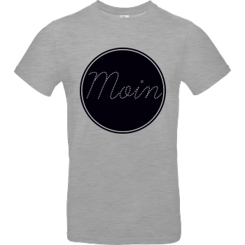 Miamouz Mia - Moin im Kreis T-Shirt B&C EXACT 190 - heather grey