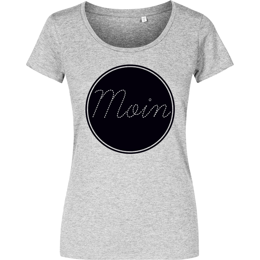 Miamouz Mia - Moin im Kreis T-Shirt Girlshirt heather grey