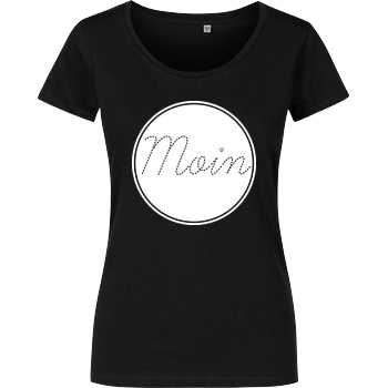 Miamouz Mia - Moin im Kreis T-Shirt Girlshirt schwarz