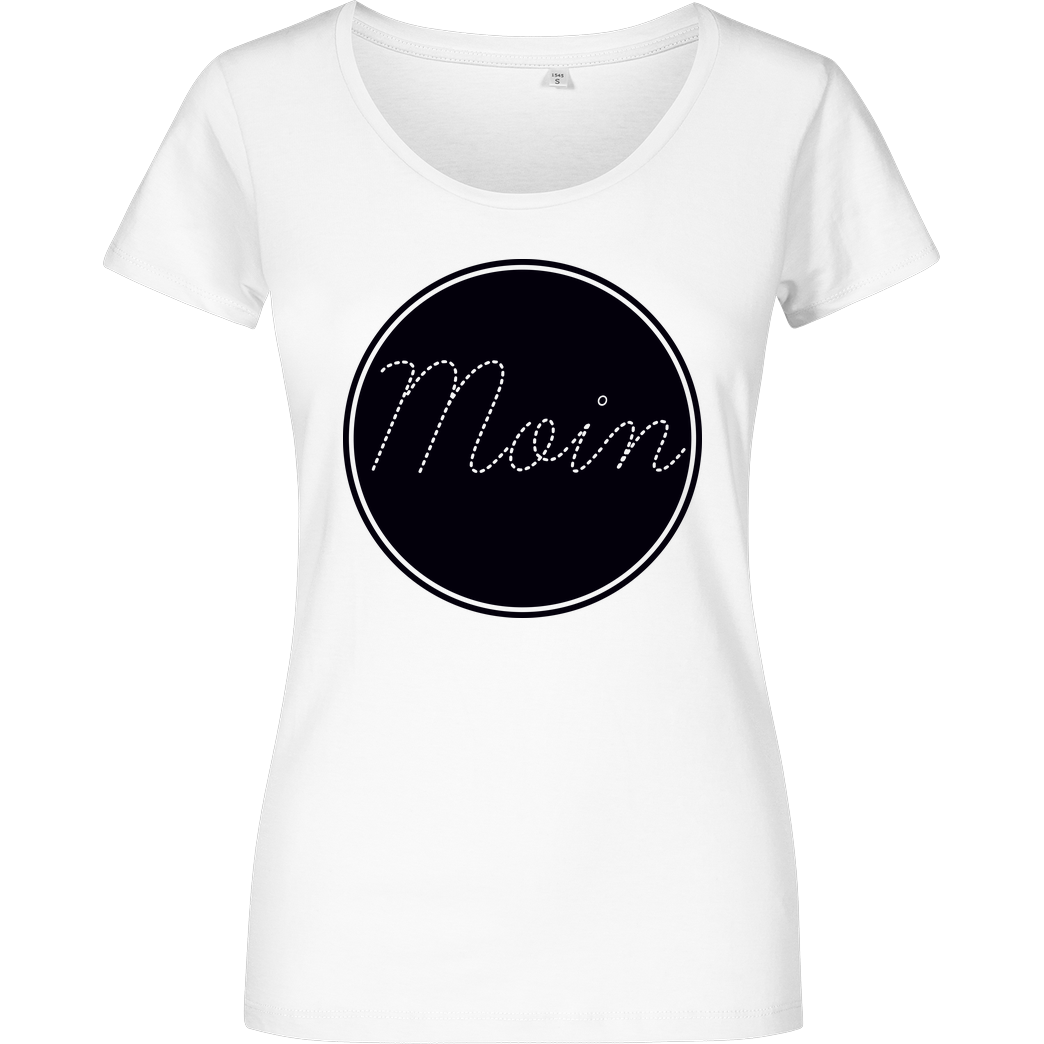 Miamouz Mia - Moin im Kreis T-Shirt Girlshirt weiss