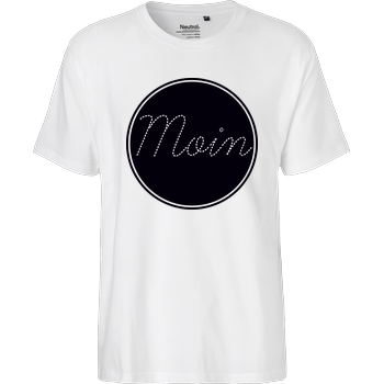 Mia - Moin im Kreis Fairtrade T-Shirt - white