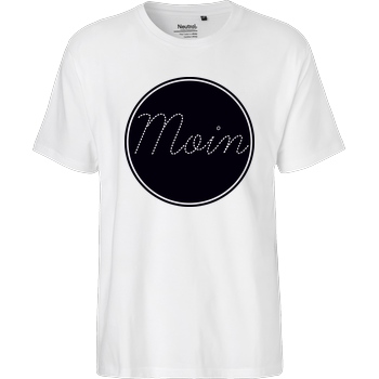 Miamouz Mia - Moin im Kreis T-Shirt Fairtrade T-Shirt - white