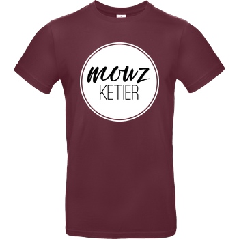Miamouz Mia - Mouzketier im Kreis T-Shirt B&C EXACT 190 - Burgundy