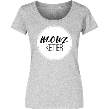 Miamouz Mia - Mouzketier im Kreis T-Shirt Girlshirt heather grey