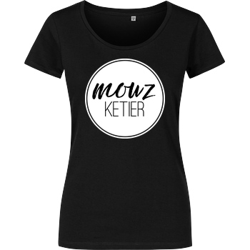 Miamouz Mia - Mouzketier im Kreis T-Shirt Girlshirt schwarz