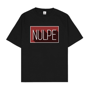 Mia - Nulpe mit Schatten Oversize T-Shirt - Black