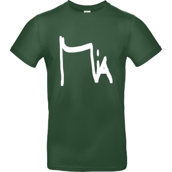 Miamouz Miamouz - Unterschrift T-Shirt B&C EXACT 190 -  Bottle Green