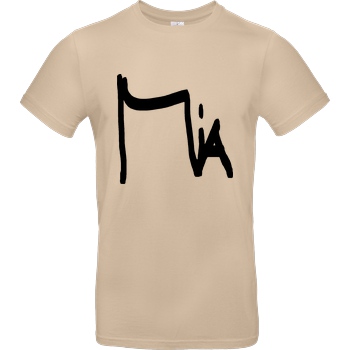 Miamouz Miamouz - Unterschrift T-Shirt B&C EXACT 190 - Sand