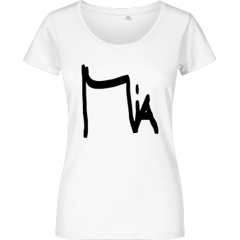 Miamouz Miamouz - Unterschrift T-Shirt Girlshirt weiss