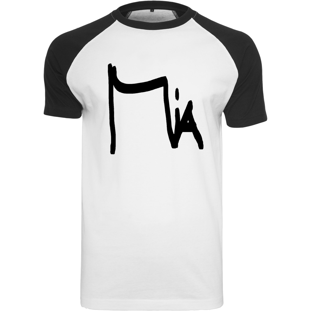 Miamouz Miamouz - Unterschrift T-Shirt Raglan Tee white