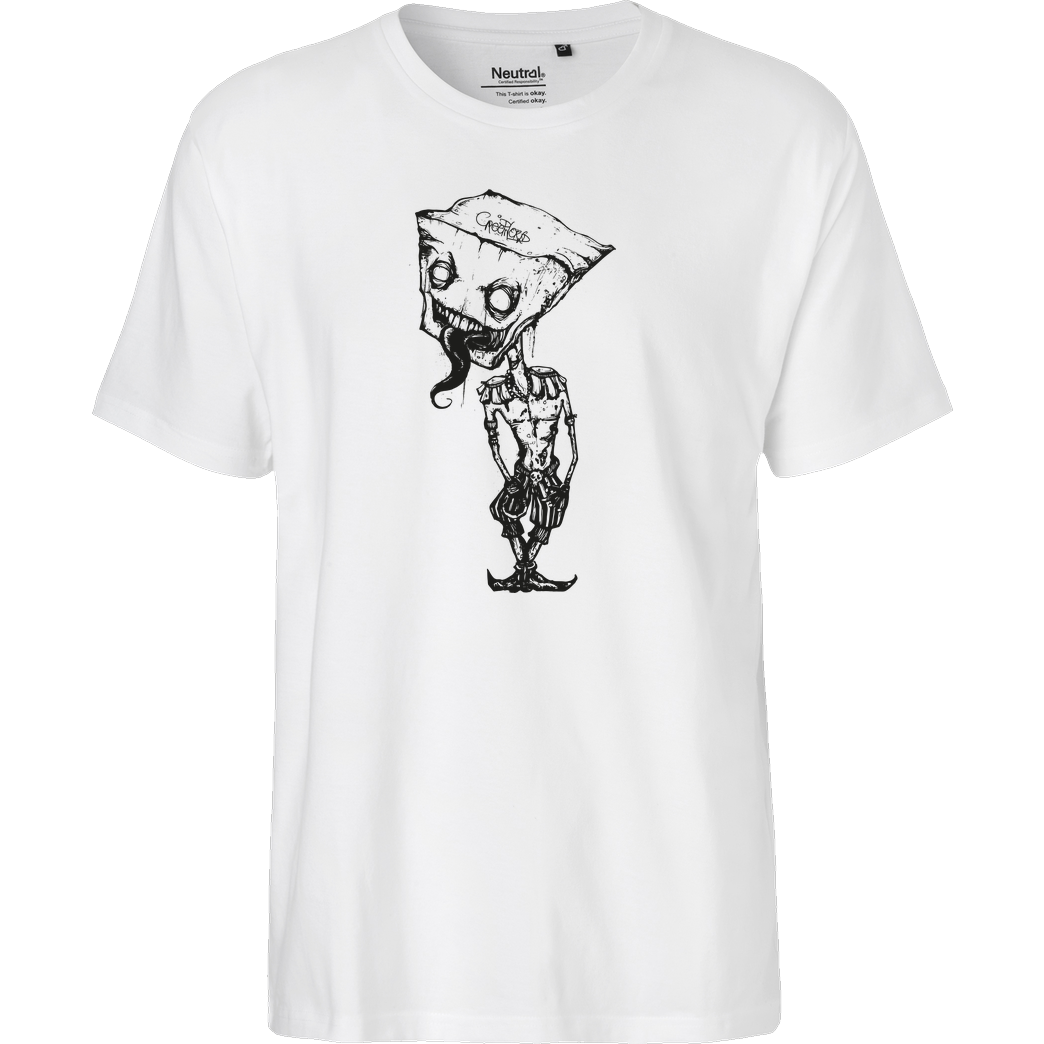 Mien Wayne Mien Wayne - Brainwash T-Shirt Fairtrade T-Shirt - white