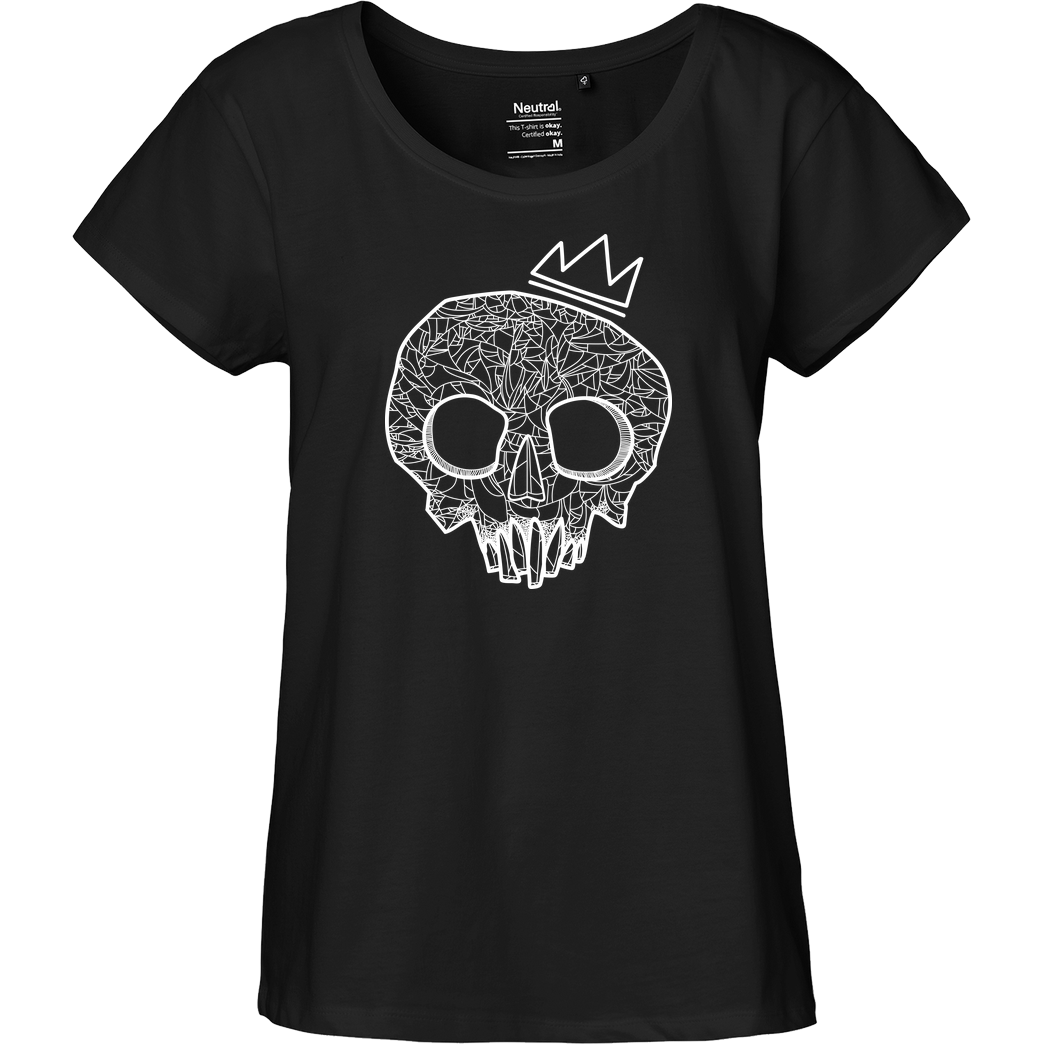 Mien Wayne Mien Wayne - Doom King T-Shirt Fairtrade Loose Fit Girlie - black
