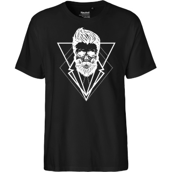 Mien Wayne Mien Wayne - Hipsterskull T-Shirt Fairtrade T-Shirt - black