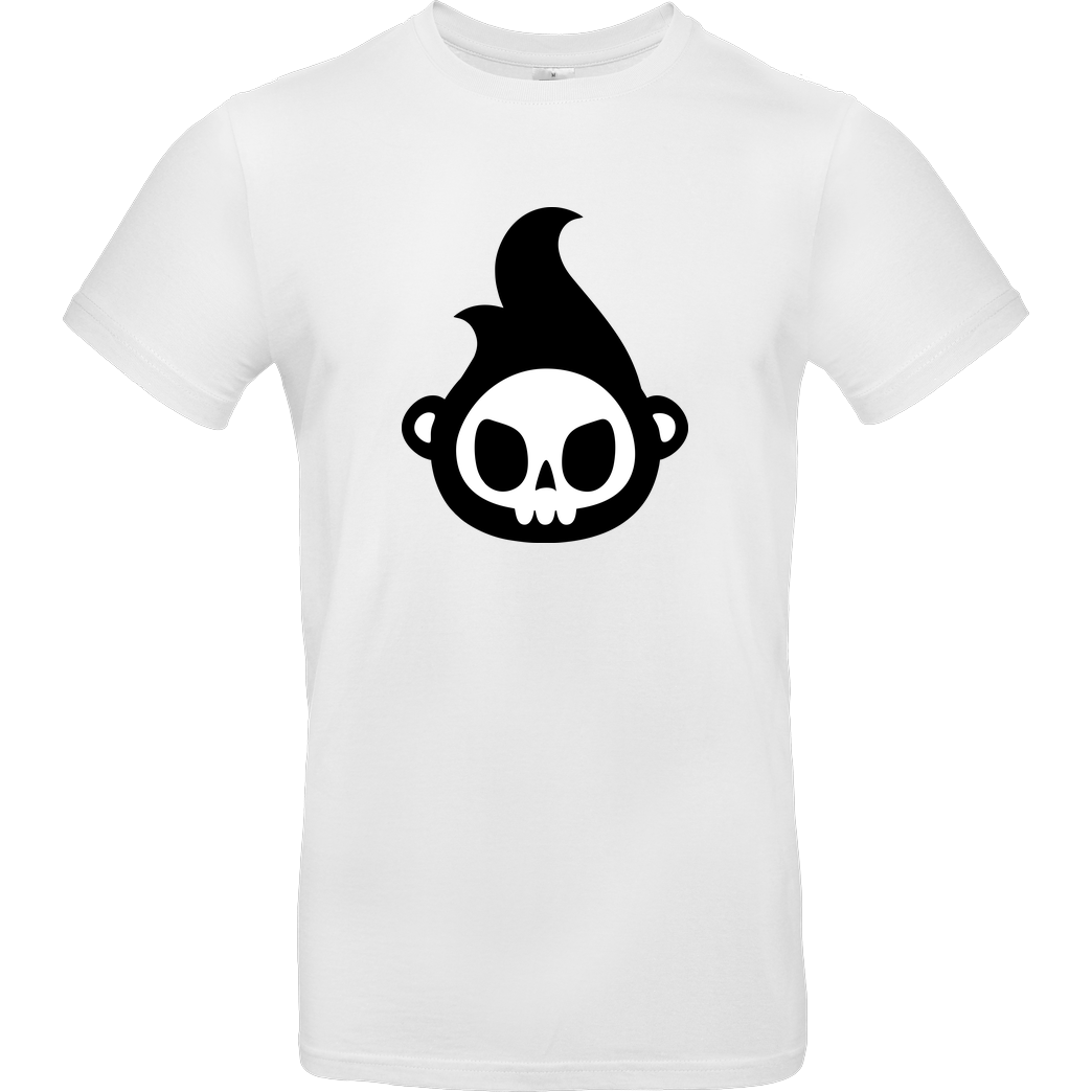 Mien Wayne Mien Wayne - Monkey T-Shirt B&C EXACT 190 -  White