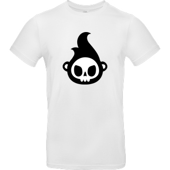 Mien Wayne Mien Wayne - Monkey T-Shirt B&C EXACT 190 -  White