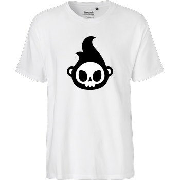 Mien Wayne Mien Wayne - Monkey T-Shirt Fairtrade T-Shirt - white