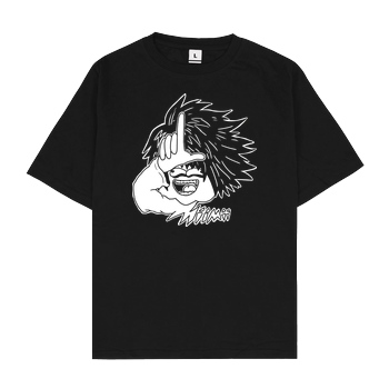 Mii Mii MiiMii - Deathnote T-Shirt Oversize T-Shirt - Black