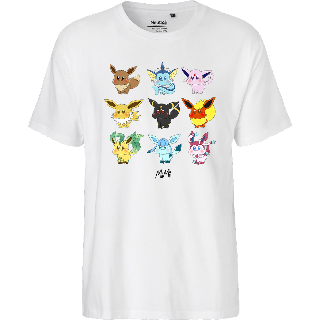 Mii Mii MiiMii - EvoMii T-Shirt Fairtrade T-Shirt - white