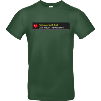 MrMoregame MrMore - Achievement get T-Shirt B&C EXACT 190 -  Bottle Green