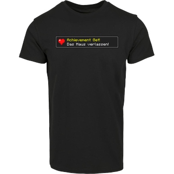 MrMoregame MrMore - Achievement get T-Shirt House Brand T-Shirt - Black