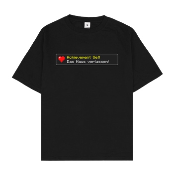 MrMoregame MrMore - Achievement get T-Shirt Oversize T-Shirt - Black