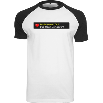 MrMoregame MrMore - Achievement get T-Shirt Raglan Tee white