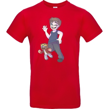 MrMoregame MrMore - Avatar T-Shirt B&C EXACT 190 - Red