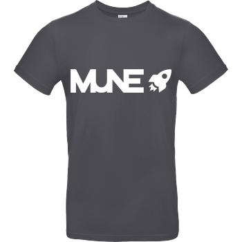 IamHaRa Mune Logo T-Shirt B&C EXACT 190 - Dark Grey