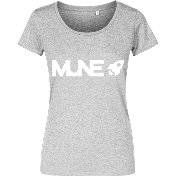 IamHaRa Mune Logo T-Shirt Girlshirt heather grey