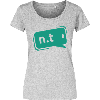 neuland.tips - Logo Girlshirt heather grey