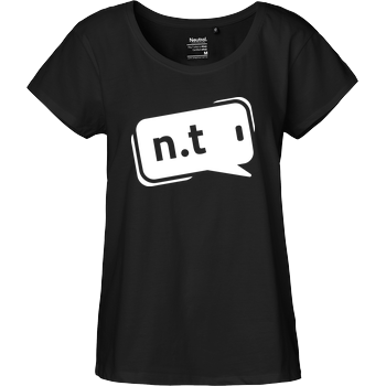 neuland.tips - Logo Fairtrade Loose Fit Girlie - black