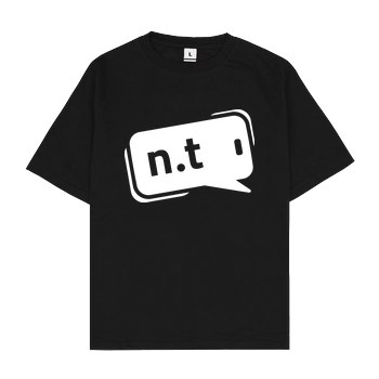 neuland.tips - Logo Oversize T-Shirt - Black