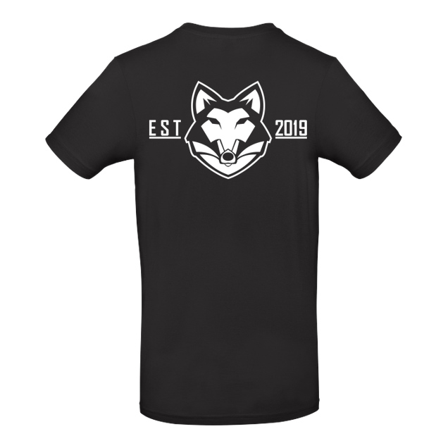 Niklas Wetterhahn - Niklas Wetterhahn - Wolf Logo - T-Shirt - B&C EXACT 190 - Black