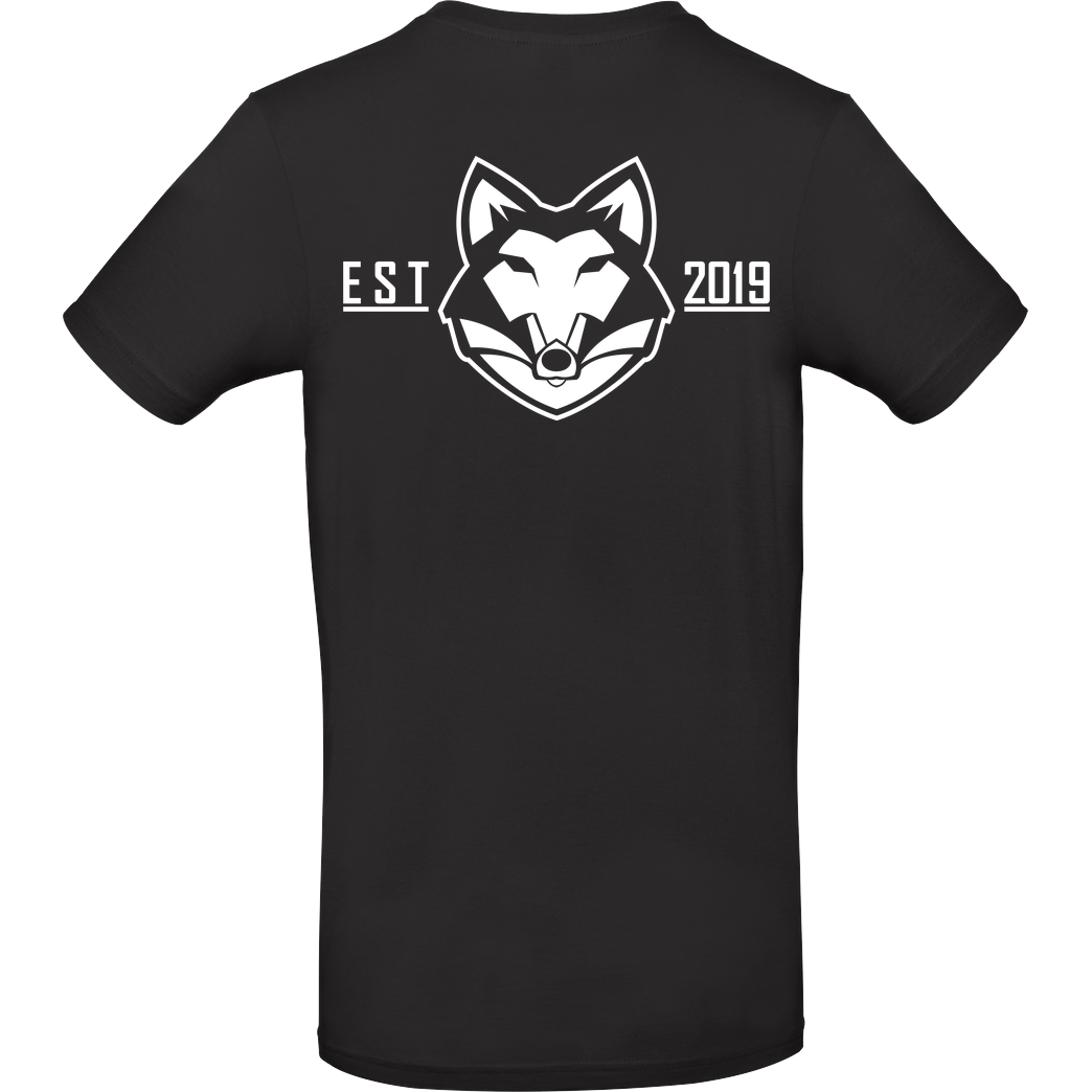 Niklas Wetterhahn Niklas Wetterhahn - Wolf Logo T-Shirt B&C EXACT 190 - Black