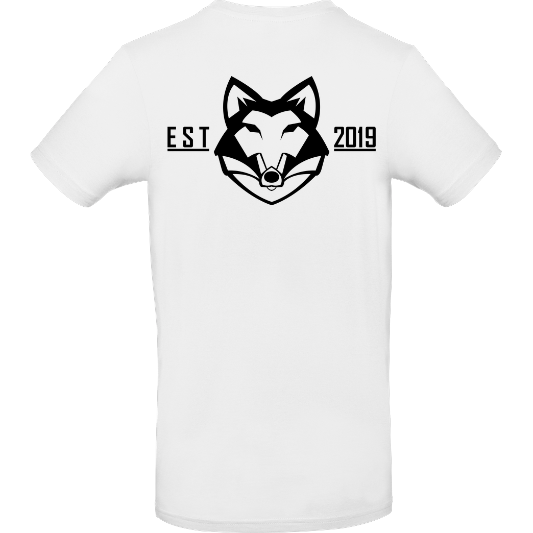 Niklas Wetterhahn Niklas Wetterhahn - Wolf Logo T-Shirt B&C EXACT 190 -  White