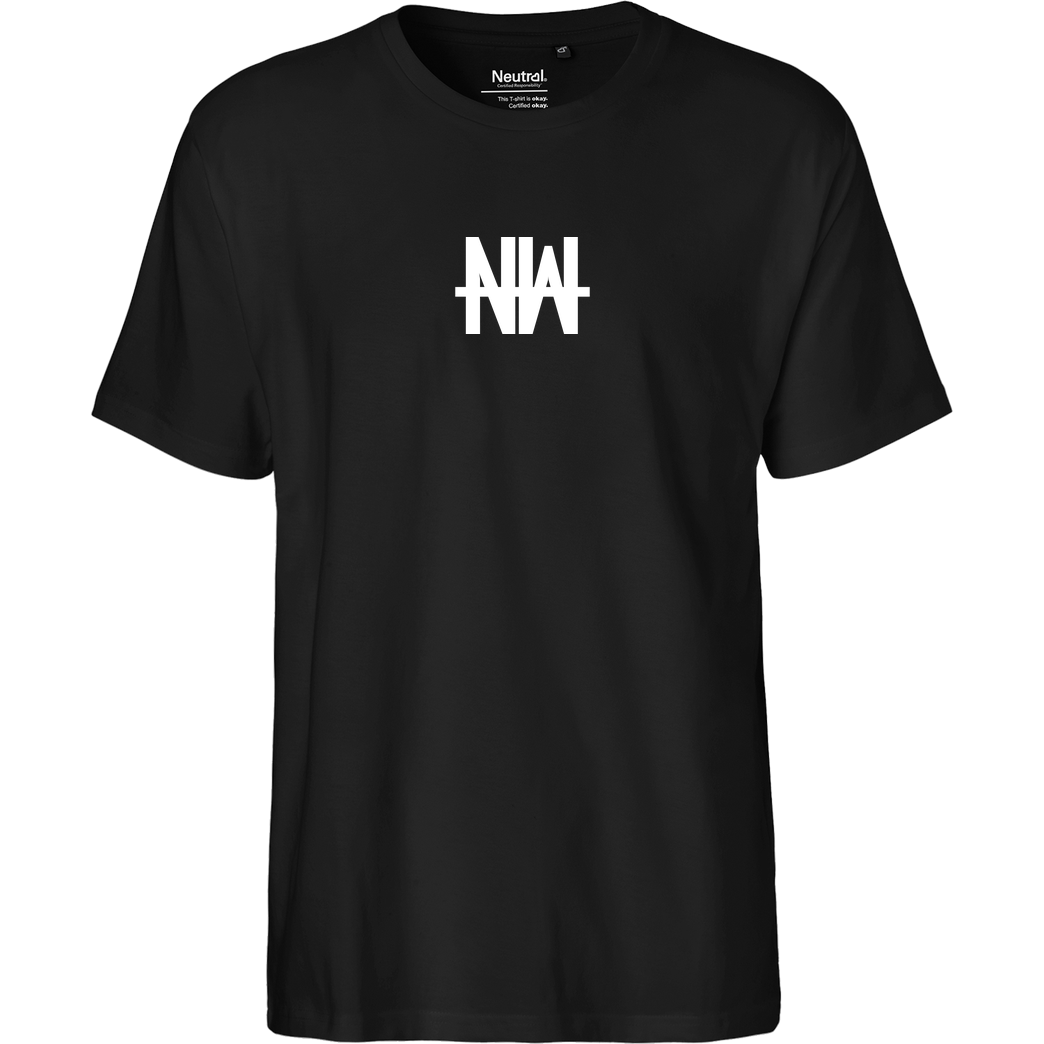 Niklas Wetterhahn Niklas Wetterhahn - Wolf Logo T-Shirt Fairtrade T-Shirt - black